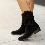 Women’s Elegant Zip Ankle Boots – Stylish Autumn & Winter Footwear