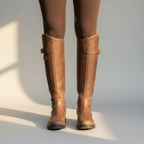 Women’s Waterproof Winter Riding Boots – Durable Rubber, Above-Ankle Protection