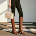 Women’s Knee-High faux Leather Boots with Block Heel | Classic for Autumn & Winter