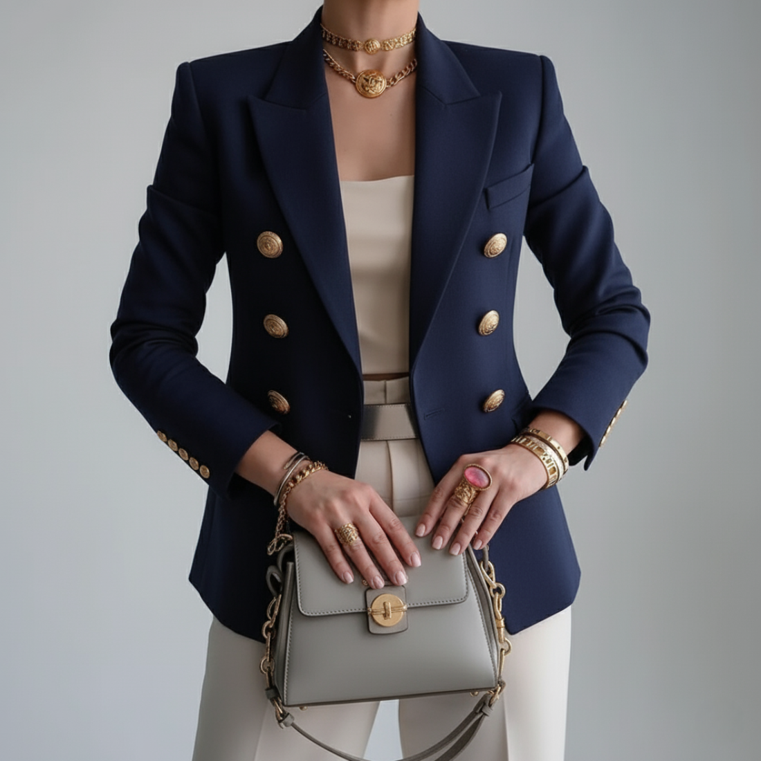 Amy | Women's Classic Double-Breasted Blazer