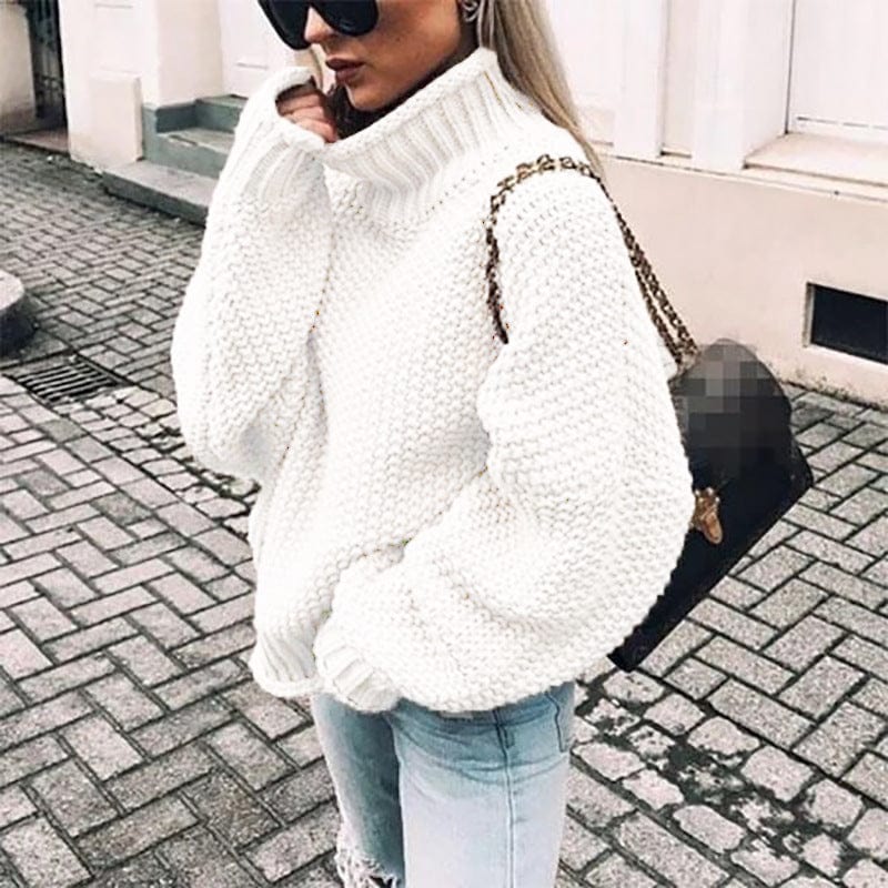 Lucy | Women's Chunky Knitted Turtleneck Sweater