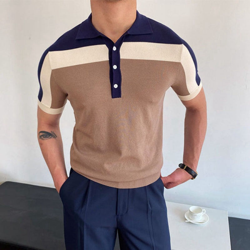Jack | Men's Color Block Short Sleeve Polo Shirt