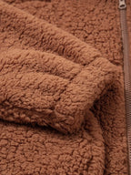 Kate | Women's Oversized Zip Up Teddy Fleece Jacket