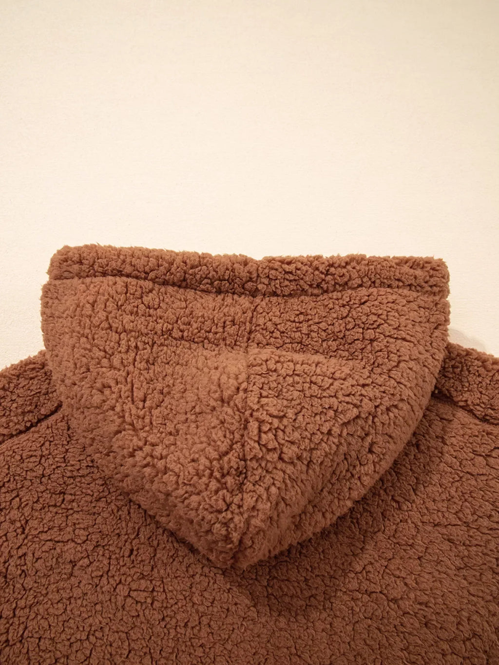 Kate | Women's Oversized Zip Up Teddy Fleece Jacket