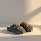 Aurora Warm Plush Slippers for Women - Teddy Bear Design, Cozy Winter Indoor Footwear