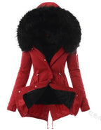 Megan | Women's Winter Parka Coat - Warm with Fur Hood