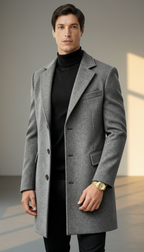 Jerry | Men's Single-Breasted Overcoat