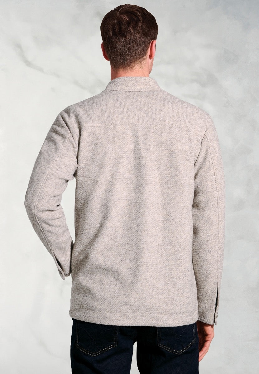 Charlie | Mens Tailored Fit Overshirt - Button Down Jacket with Front Pockets