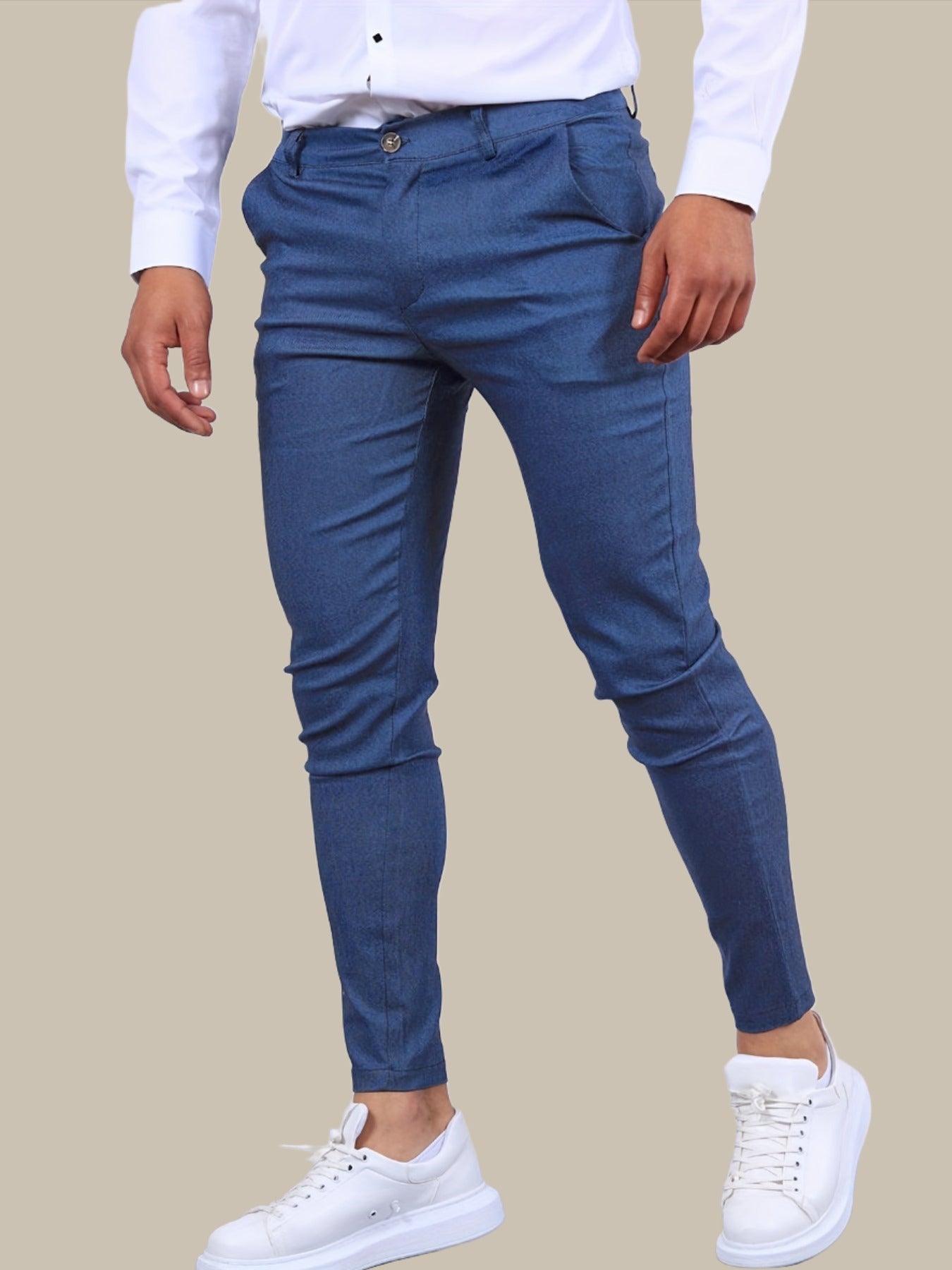 Men’s Tapered Chino Pants – Casual Everyday Wear