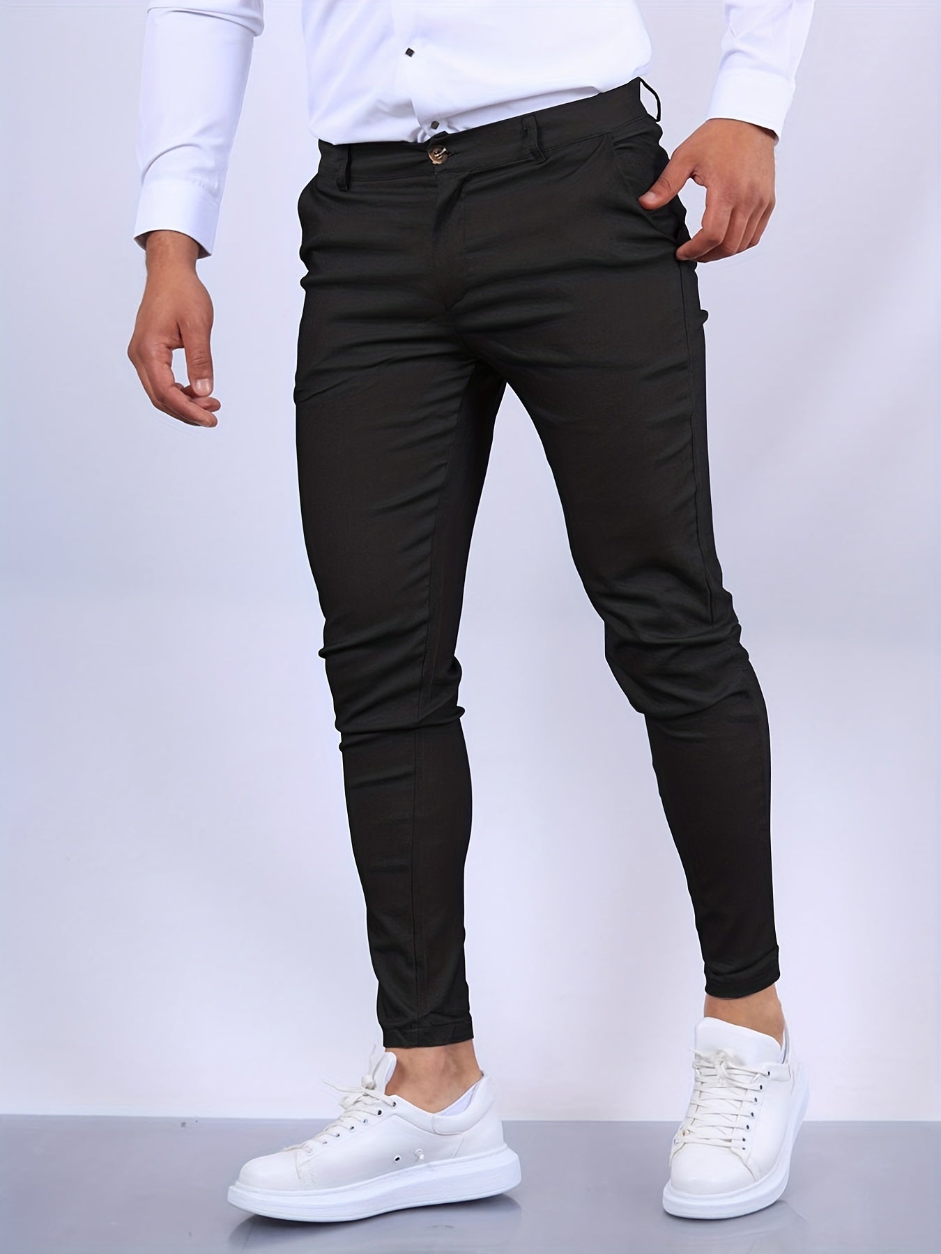 Men’s Tapered Chino Pants – Casual Everyday Wear