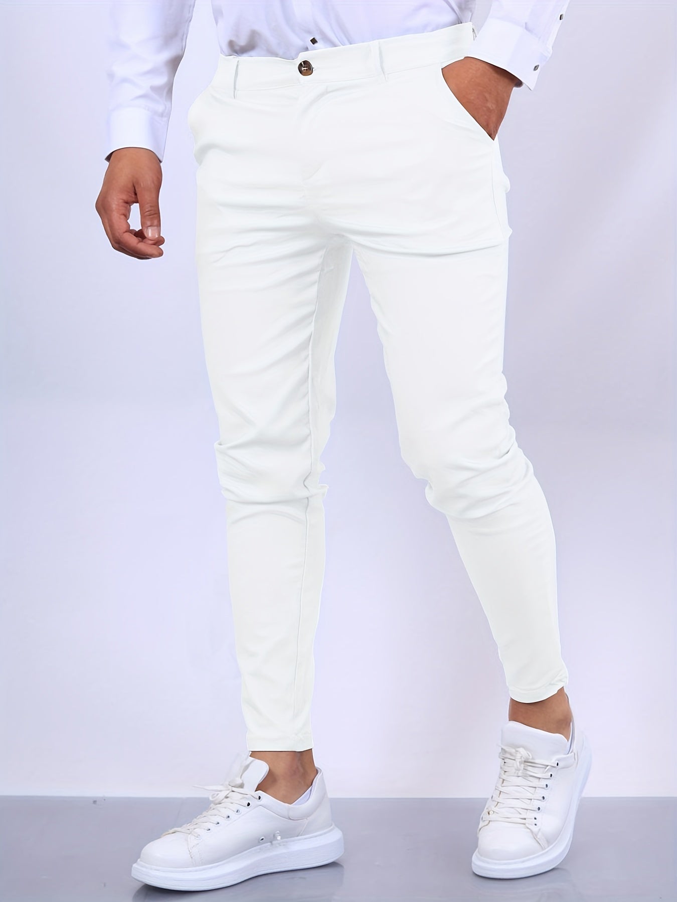Men’s Tapered Chino Pants – Casual Everyday Wear