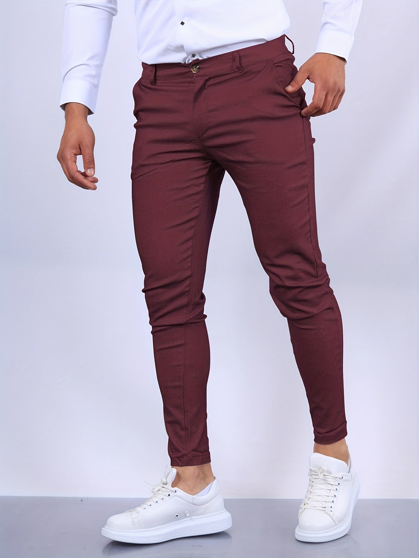 Men’s Tapered Chino Pants – Casual Everyday Wear
