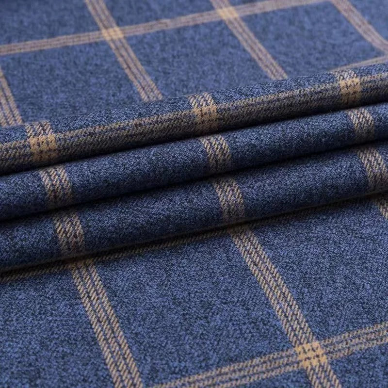 Men’s Checkered Button-Down Shirt, Long Sleeve – Versatile Everyday Wear