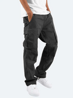 Men’s Relaxed Straight Leg Cargo Pants – Cotton Casual Fit