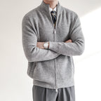 Henry | Men's Full Zip Ribbed Knit Sweater