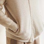 Henry | Men's Full Zip Ribbed Knit Sweater