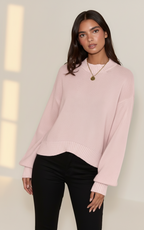 Sarah | Women's Crewneck Knitted Sweater - Relaxed Fit