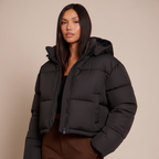 Women’s Hooded Puffer Jacket - Thick Quilted Winter Coat, Warm Insulated Outerwear