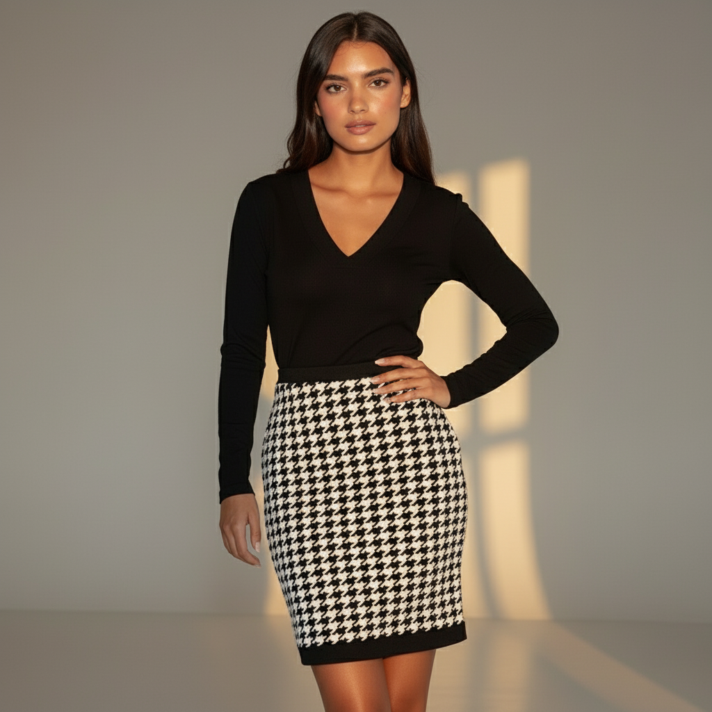 Women’s Elegant One-Piece Dress - Refined Tailored Fit for Formal & Casual Occasions