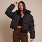 Women’s Hooded Puffer Jacket - Thick Quilted Winter Coat, Warm Insulated Outerwear