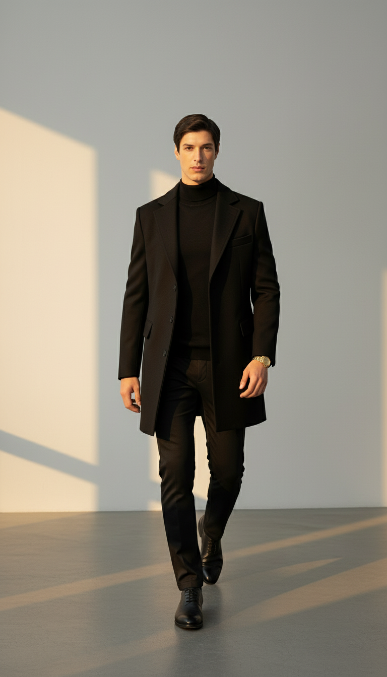 Jerry | Men's Single-Breasted Overcoat