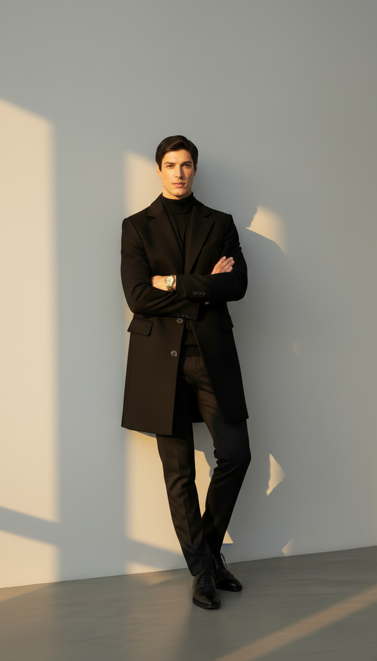 Jerry | Men's Single-Breasted Overcoat