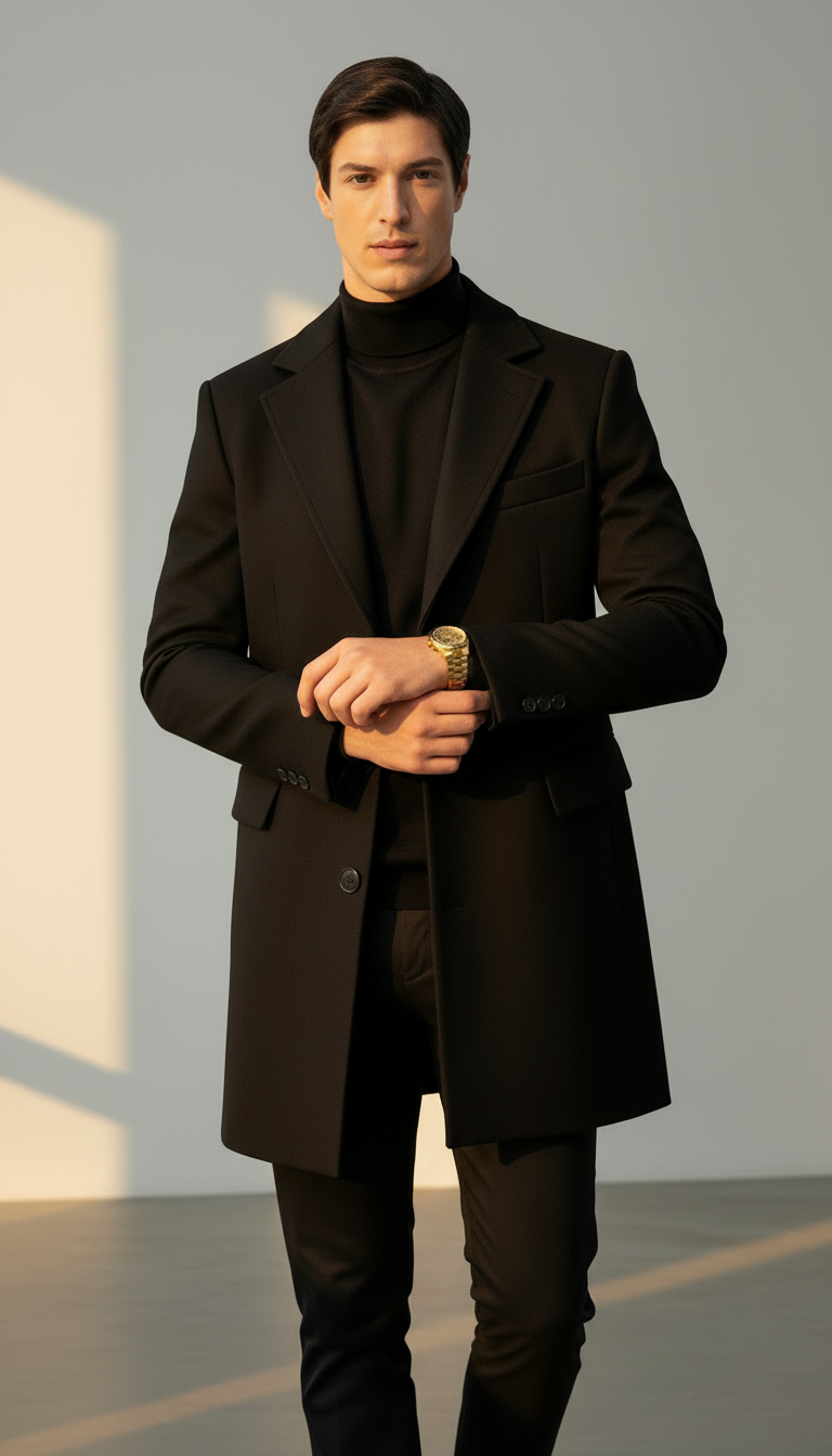 Jerry | Men's Single-Breasted Overcoat