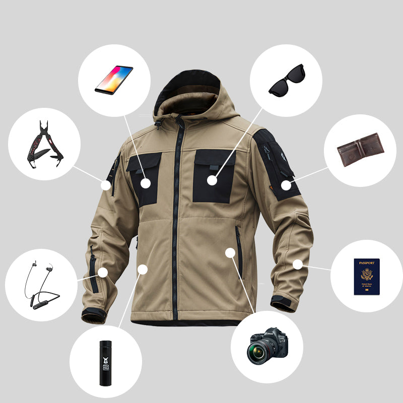 Brock | Men Tactical Jacket – Waterproof Outdoor Softshell for All Terrain