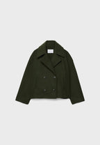 Bethany | Women's Double-breasted Cropped Trench Coat