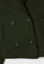 Bethany | Women's Double-breasted Cropped Trench Coat