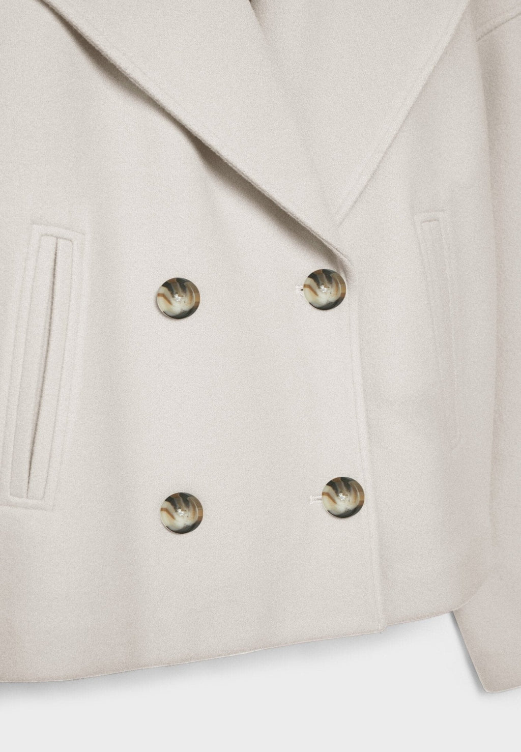 Bethany | Women's Double-breasted Cropped Trench Coat