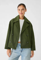 Bethany | Women's Double-breasted Cropped Trench Coat