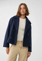 Bethany | Women's Double-breasted Cropped Trench Coat