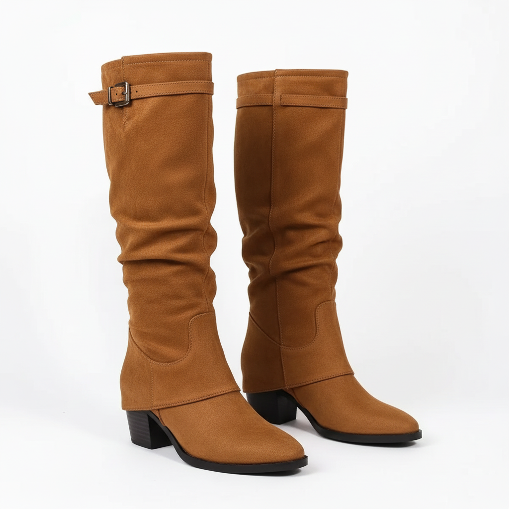 Jessica | Knee high Block Heels Boots