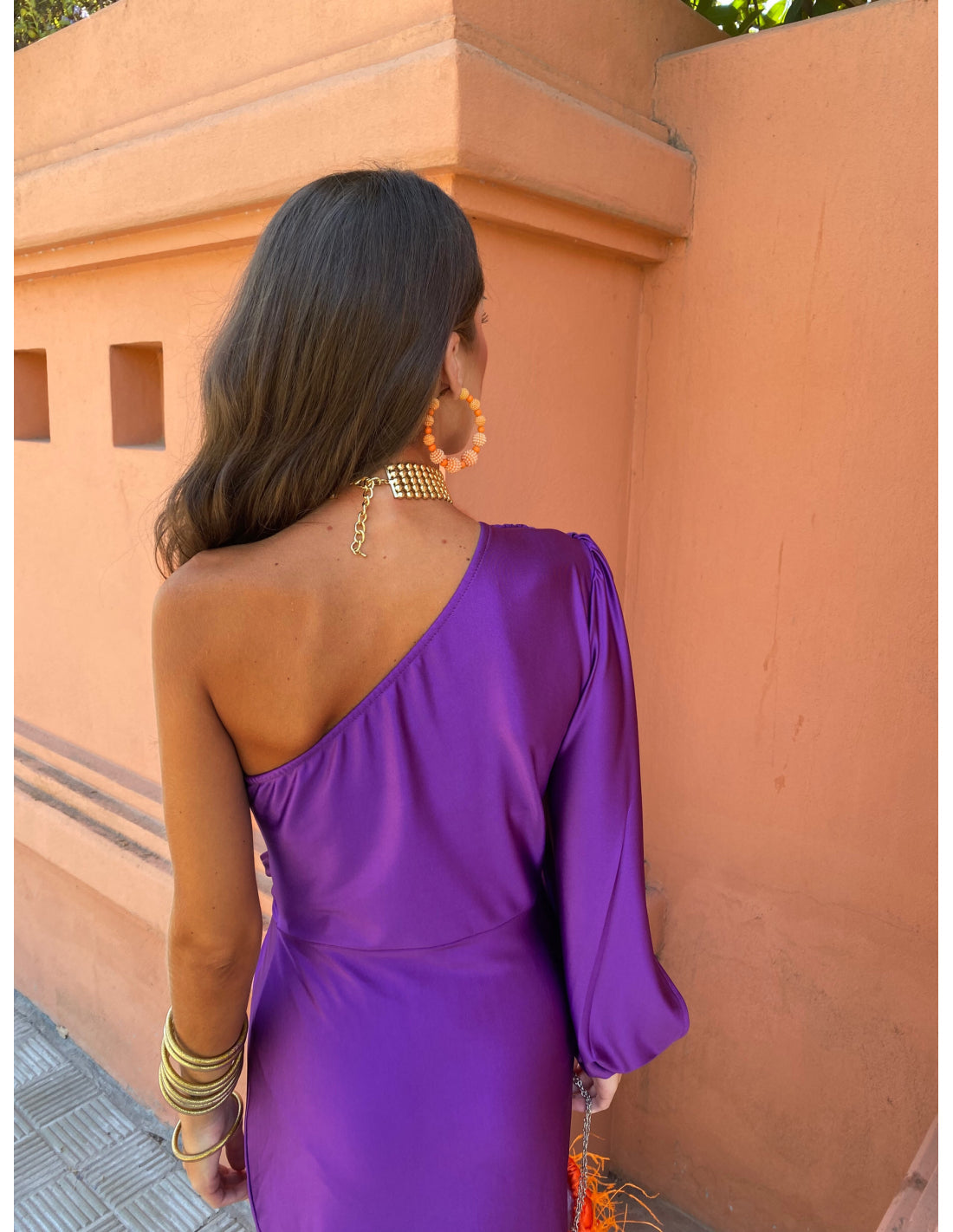 Evie| Elegant Maxi Dress With One-Shoulder Design for Special Occasions