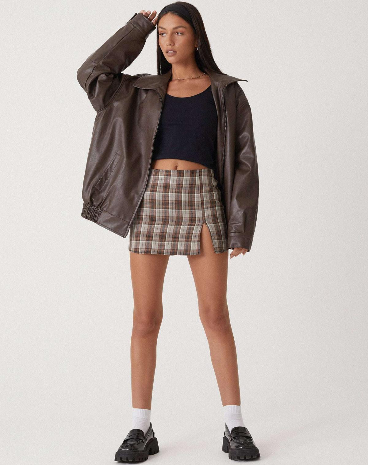 Abi | Women's Oversized Leather Jacket