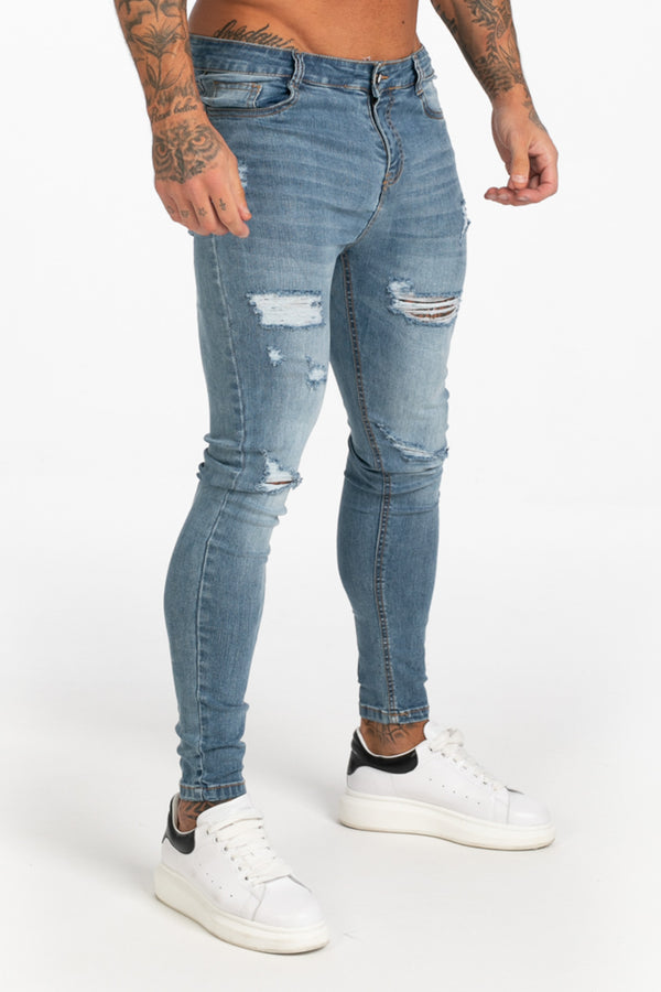 Die Luciano -Jeans - hellblau