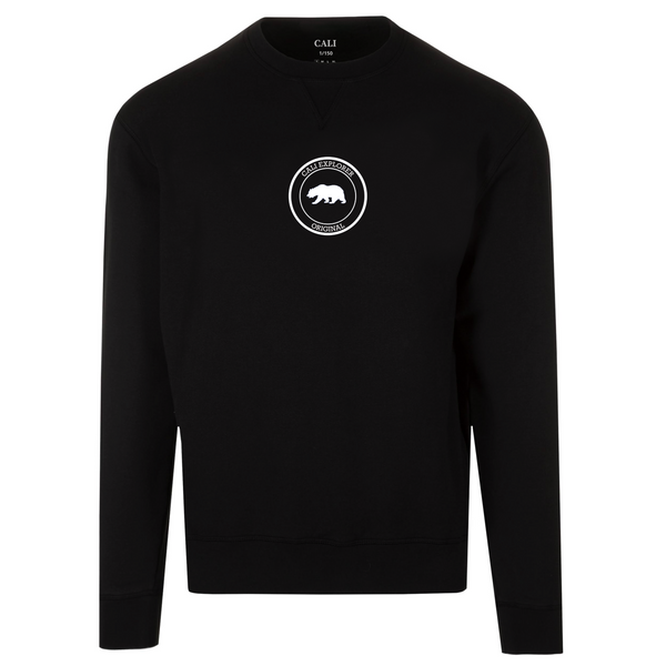 Sweatshirt mit Explorer-Abzeichen – Schwarz